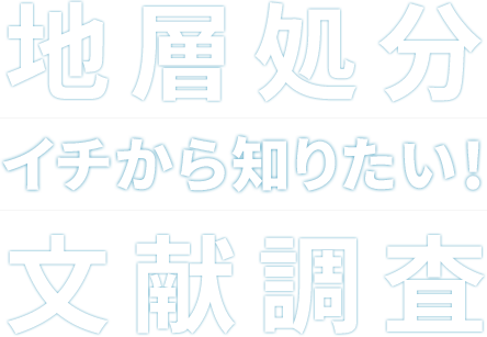 文献 ごみ 核 調査 の