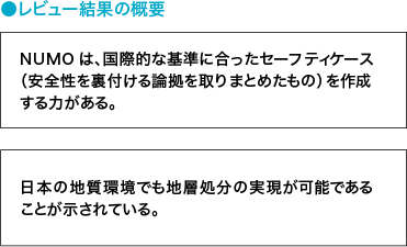 リビュー結果の概要